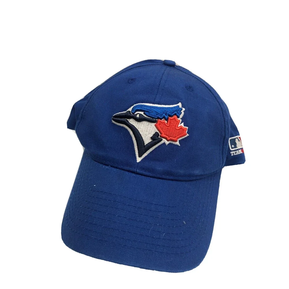 OC Sports Toronto Blue Jays Hat Boys‎ One Size Blue Strap Baseball Cap MLB Youth
